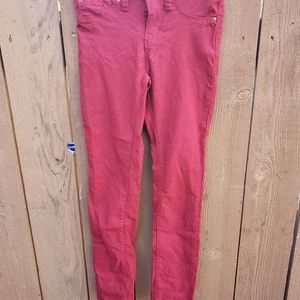 Burgundy Hypestretch Girl Skinny Pants